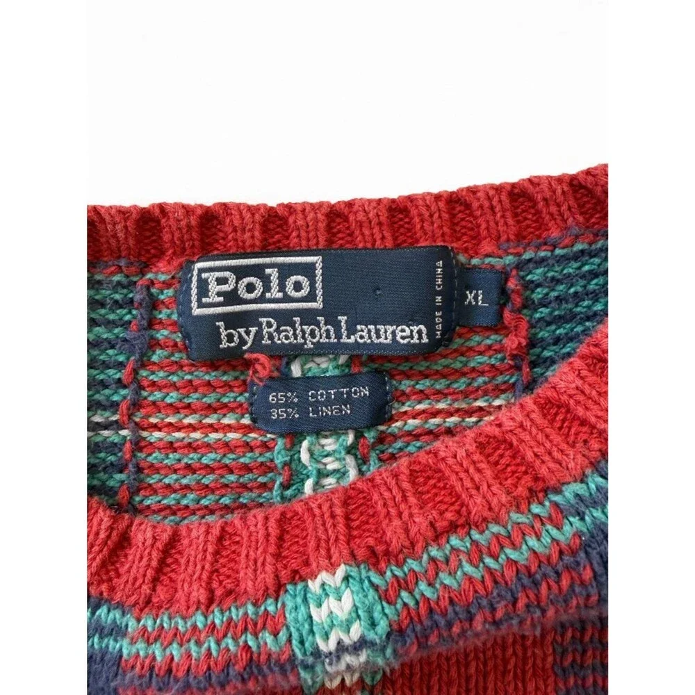 Polo Ralph Lauren Plaid Crewneck Sweater